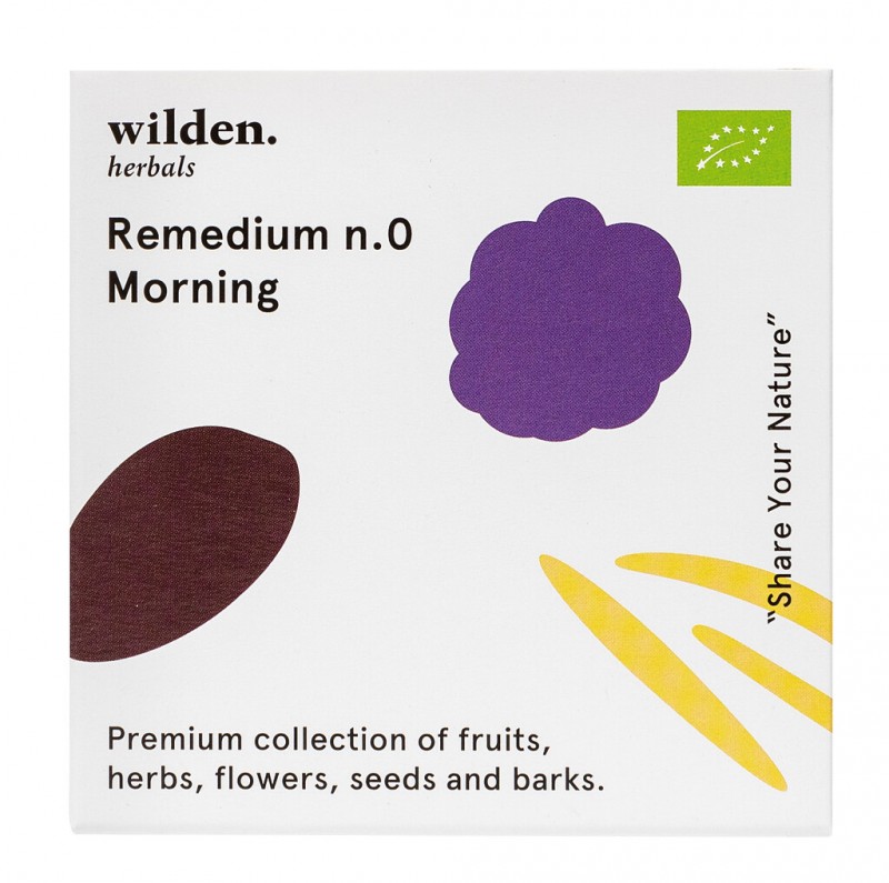 Remedium n.0 Morning, Bio, Teemischung Morning, Beutel, Bio, Wilden herbals - 10 x 2 g - Packung