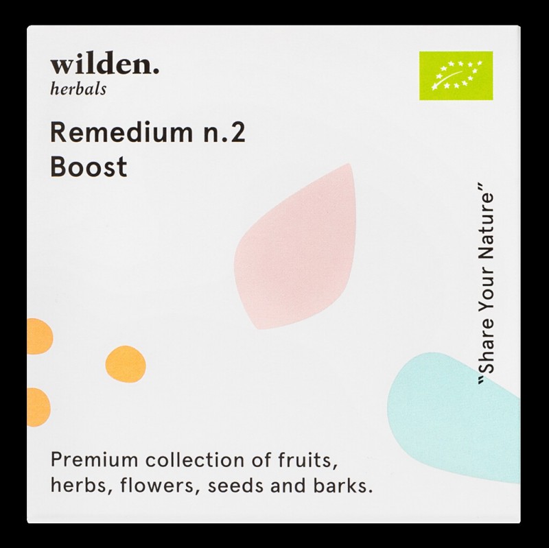 Remedium n.2 Boost Pack, Bio, Teemischung Boost Pack, Beutel, Bio, Wilden herbals - 10 x 2 g - Packung