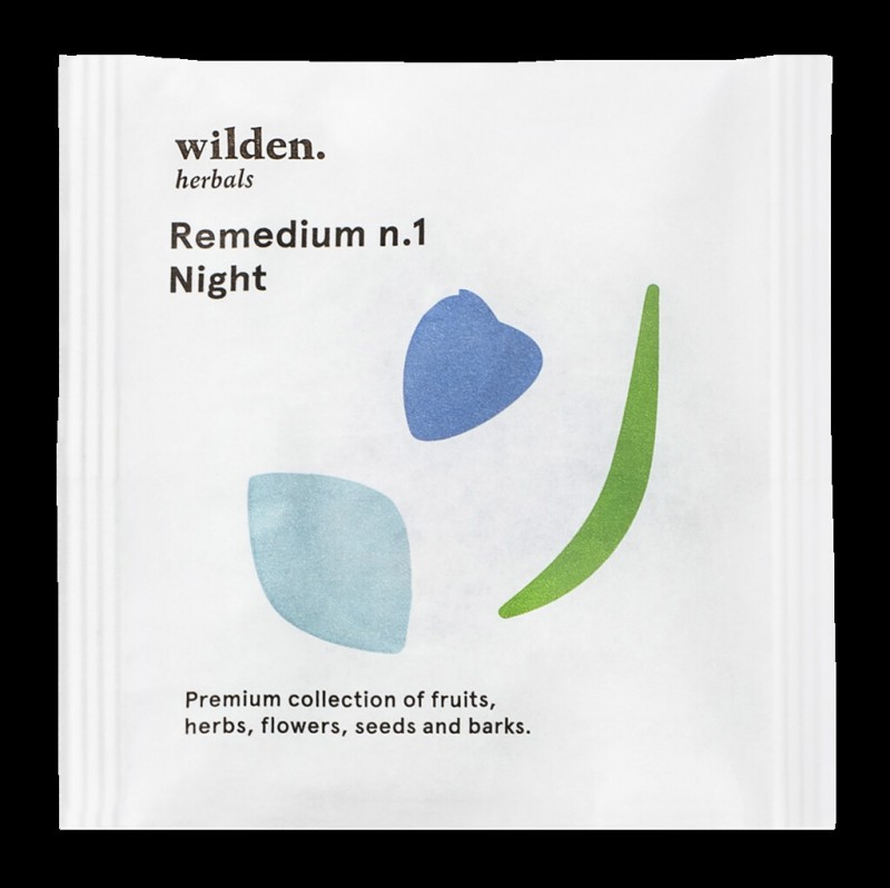 Remedium n.1 Night Pack, biologisch, theemelange Night Pack, zakje, biologisch, Wilden kruiden - 10x2g - pak