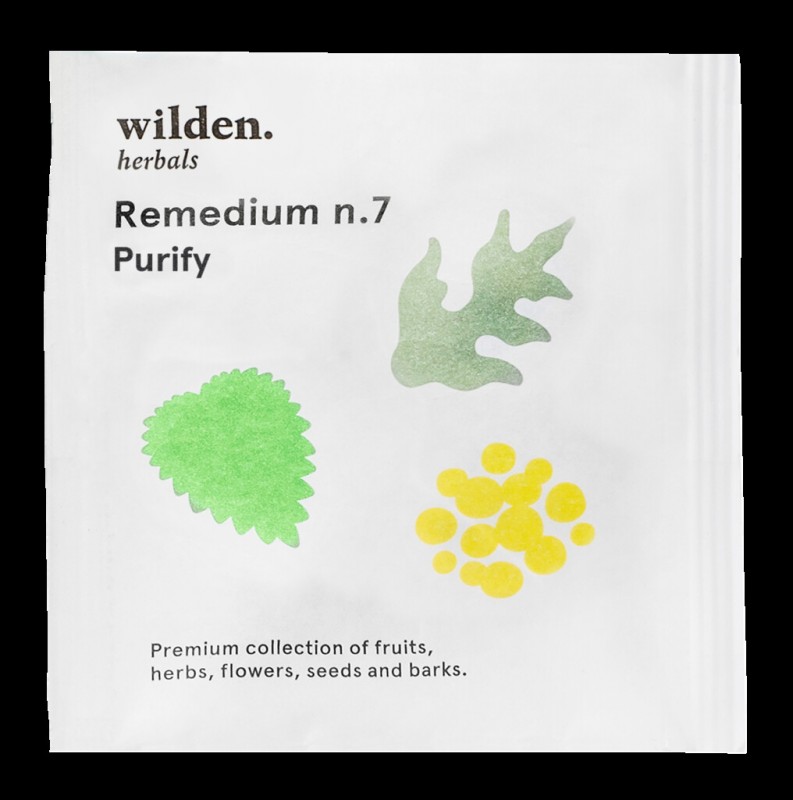 Remedium n.7 Purify Pack, Bio, Teemischung Purify Pack, Beutel, Bio, Wilden herbals - 10 x 2 g - Packung