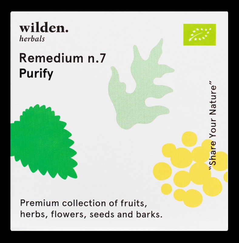 Remedium n.7 Purify Pack, organiczne, mieszanka herbat Purify Pack, torebka, organiczne, ziola Wilden - 10x2g - Pakiet