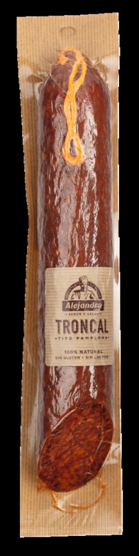 Chorizo Troncal Medios, Luftgetrocknete Schweinesalami mit Paprika, mild, Alejandro - ca. 700 g - kg