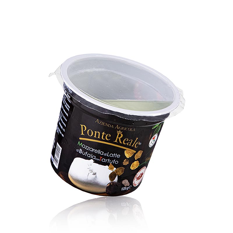 Buffalo mozzarella with truffle, Ponte Reale - 300g - PE-can