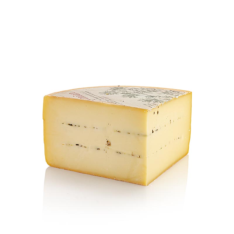 Splugener mountain thyme, Swiss semi-hard cheese, 1 / 4 wheel - approx. 1.25 kg - film