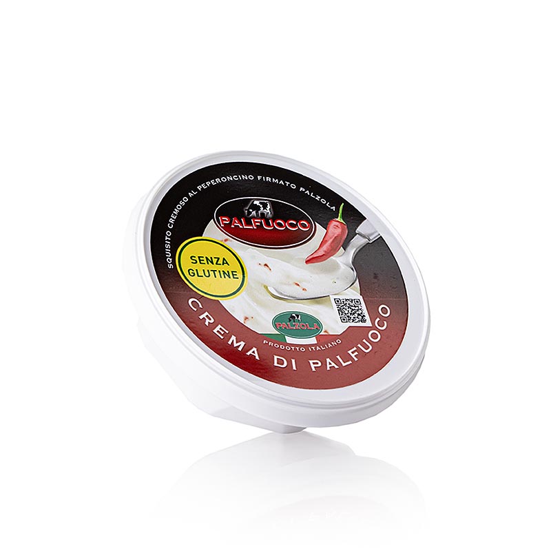 Crema di Palfuoco, met peperoncino-chili en Gorgonzola-kaascreme, 125 g, Palzola - 125g - Mok