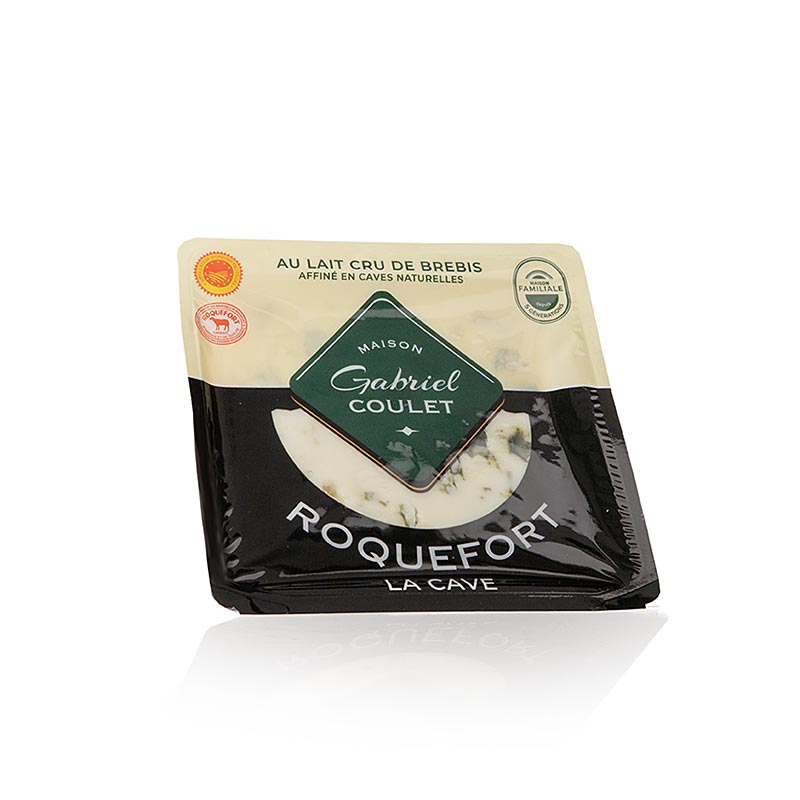 Roquefort AOP/AOP, fromage bleu au lait cru - 100g - vide