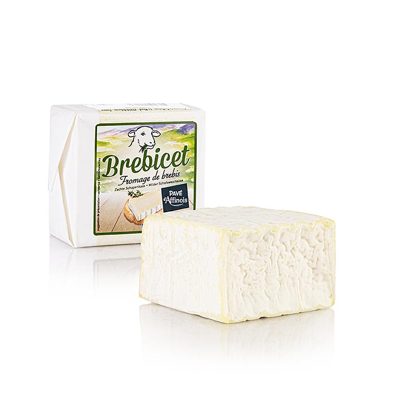 Brebicet, soft cheese made from sheep`s milk - 125g - box