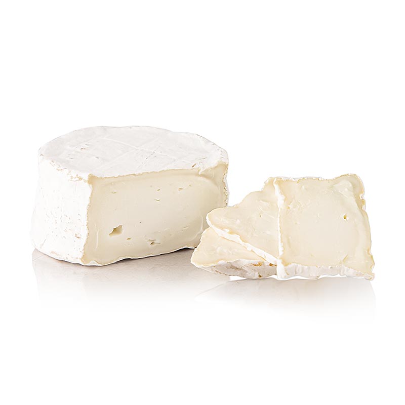 Camembert suave de cabra Eifel, queso tierno de leche cruda, queso Kober - aproximadamente 150 gramos - pelicula