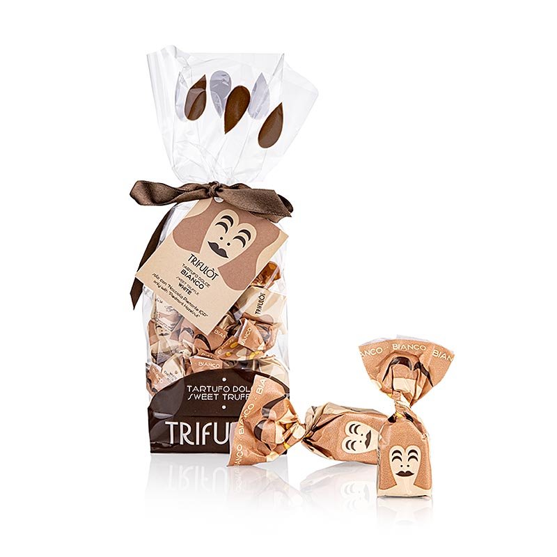 trifulot - Trüffelpralinen Alba mini, weiße Schokolade, Tartuflanghe - 180 g - Beutel