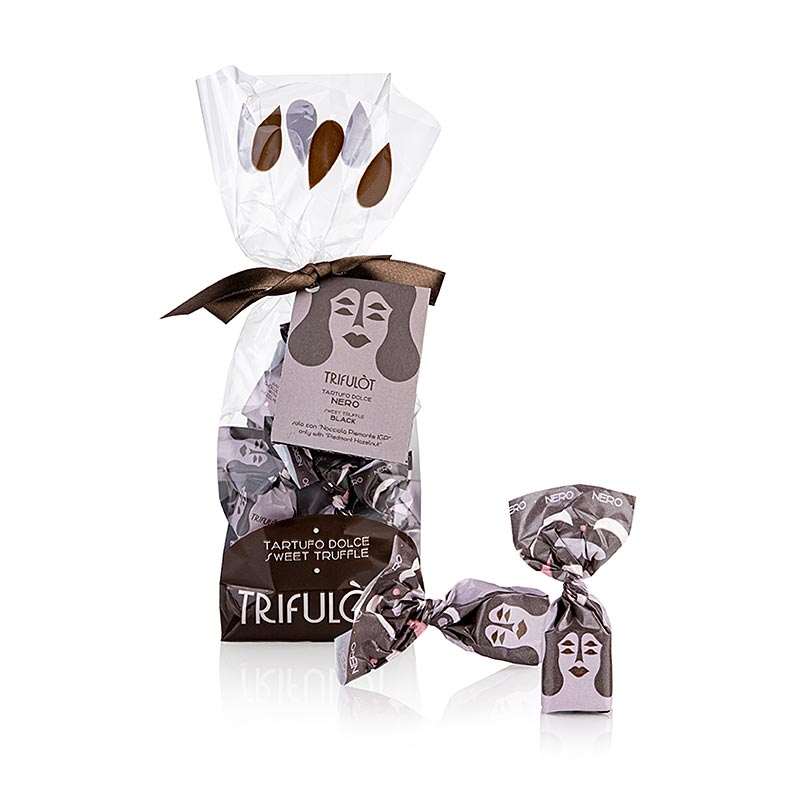 trifulot - Trüffelpralinen Alba mini, dunkle Schokolade, Tartuflanghe - 180 g - Beutel