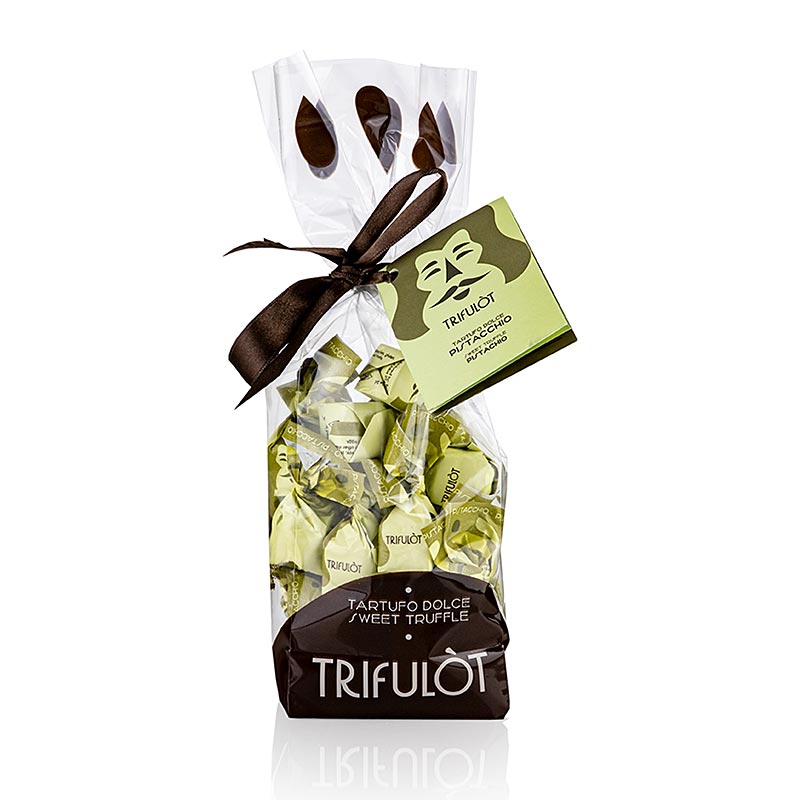 trifulot - Trüffelpralinen Alba mini, Pistazie (hellgrün), Tartuflanghe - 180 g - Beutel