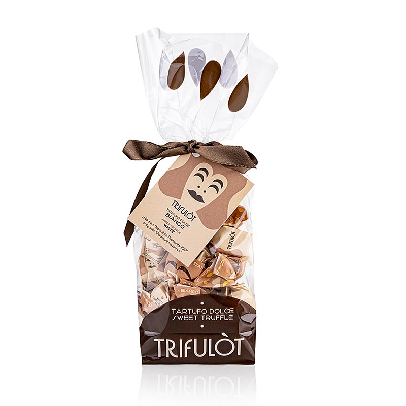 trifulot - Trüffelpralinen Alba mini, weiße Schokolade, Tartuflanghe - 180 g - Beutel