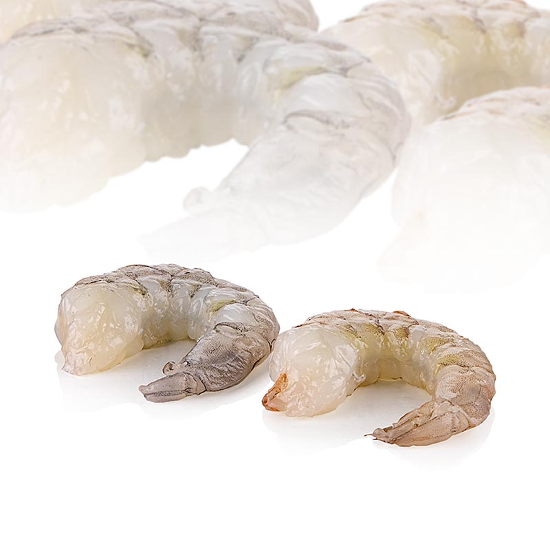 White Tiger Prawns, shelled, approx. 16-24 pieces, Gourmaitre Pure - 1kg - bag