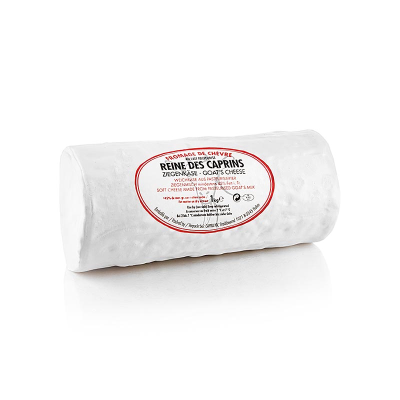 Goat cheese roll with noble mould, Reine des Caprins - 1kg - PE shell