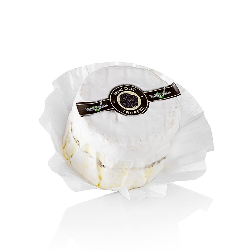 Mini Duc Truffle, formaggio a pasta molle con strato di tartufo, latte vaccino, biologico - 100 g - film