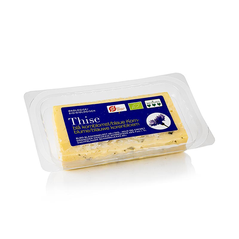 Fiordaliso blu, formaggio blu, biologico - 150 g - Guscio in PE