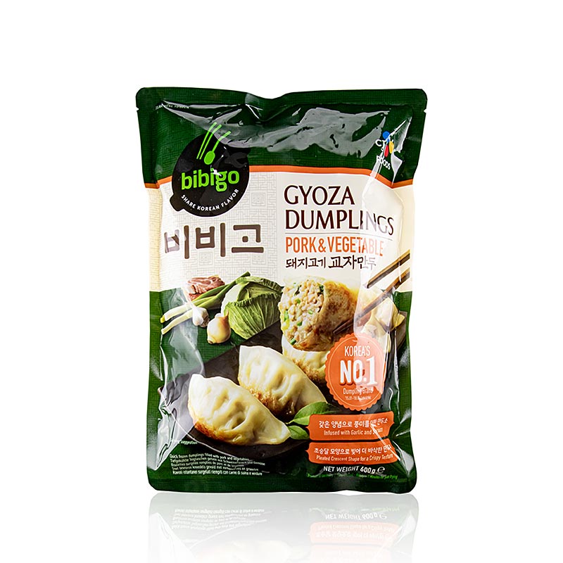 Wonton - Gyoza-varkensvlees en groenteknoedel (dim sum), Bibigo - 600g - tas