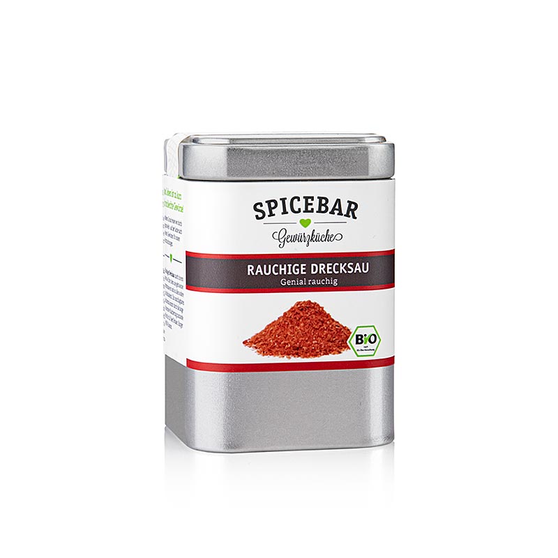 Spicebar - Rauchige Drecksau, Gewürzzubereitung, BIO - 100 g - Dose