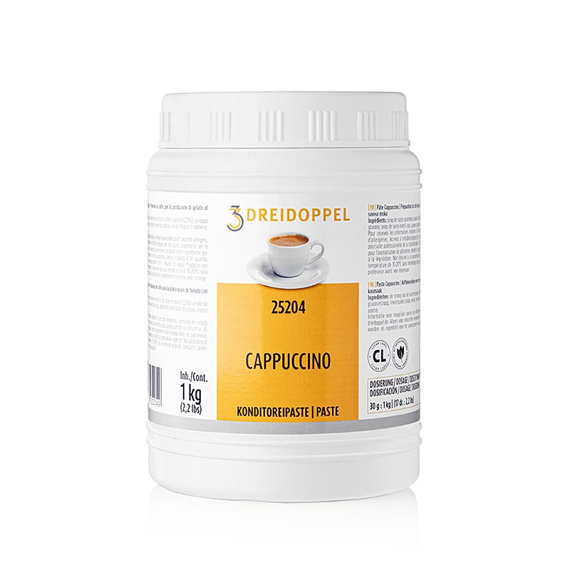 Cappuccino paste, Dreidouble, No.252 - 1 kg - Pe can