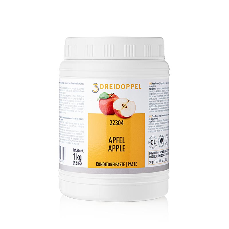 Apfel-Paste, Dreidoppel, No.223 - 1 kg - Pe-dose