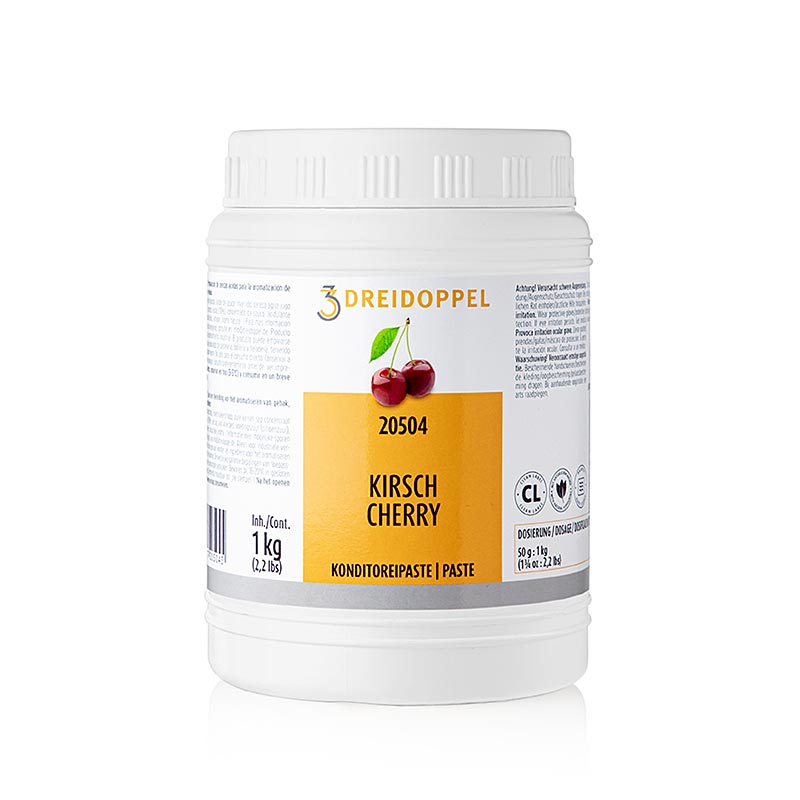 Kirsch-Paste, Dreidoppel, No.205 - 1 kg - Pe-dose