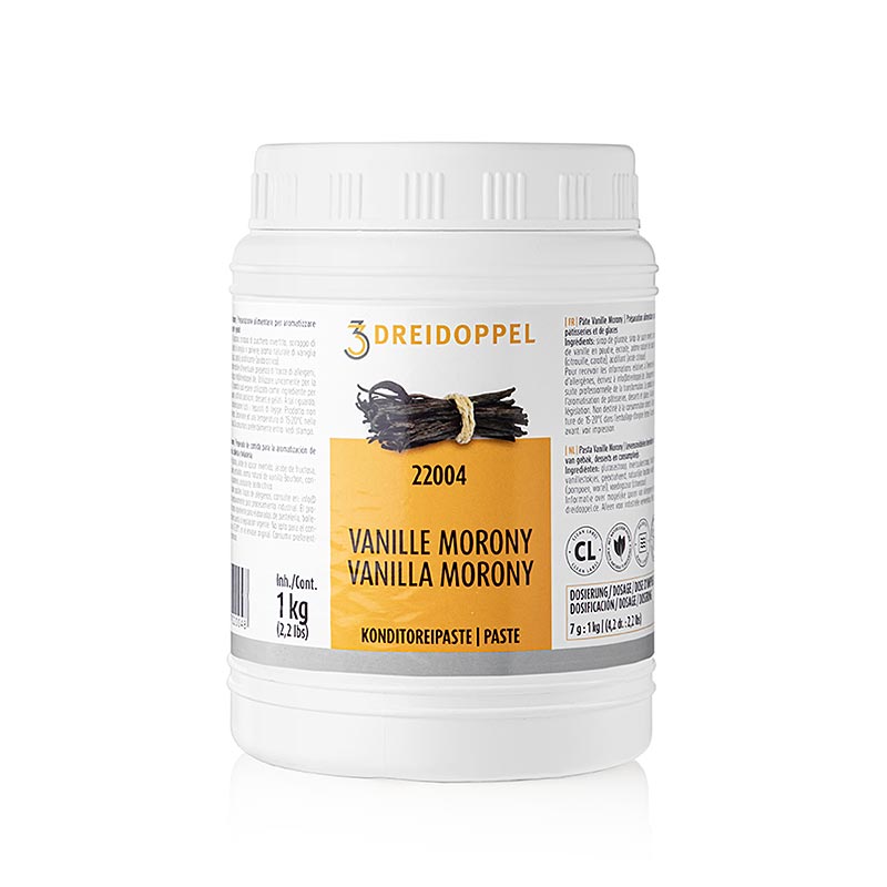 Moroni vanilla paste, three doubles, No.220 - 1 kg - Pe-dose