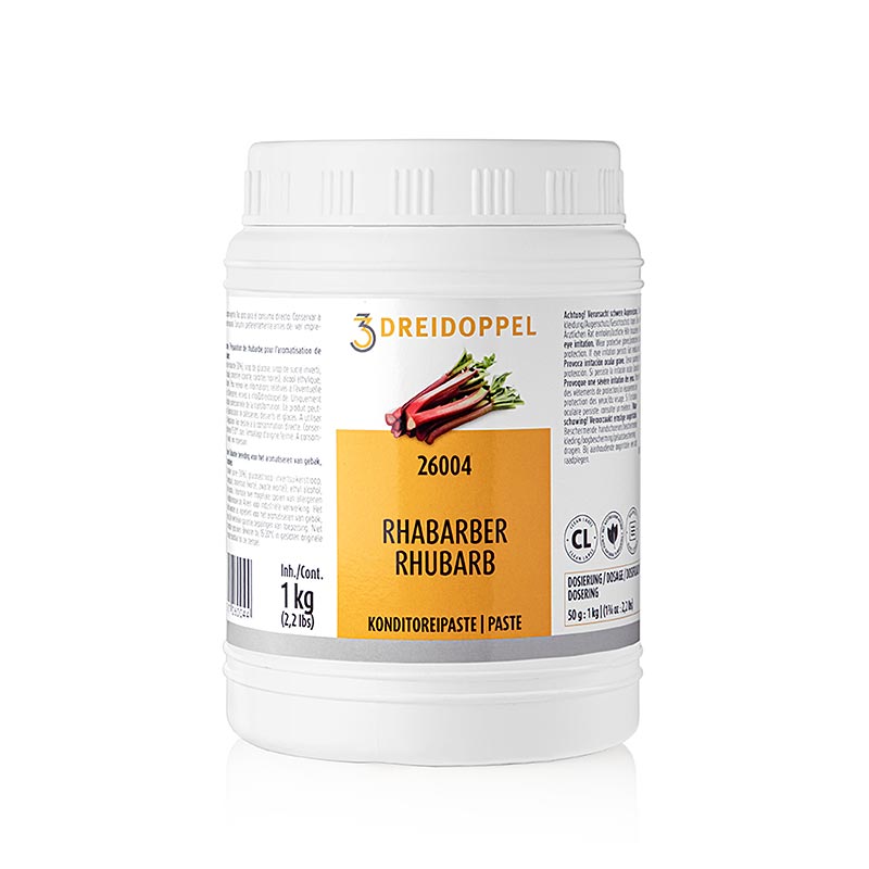 Rabarberpasta, Dreidouble, nr 260 - 1 kg - Pe kan