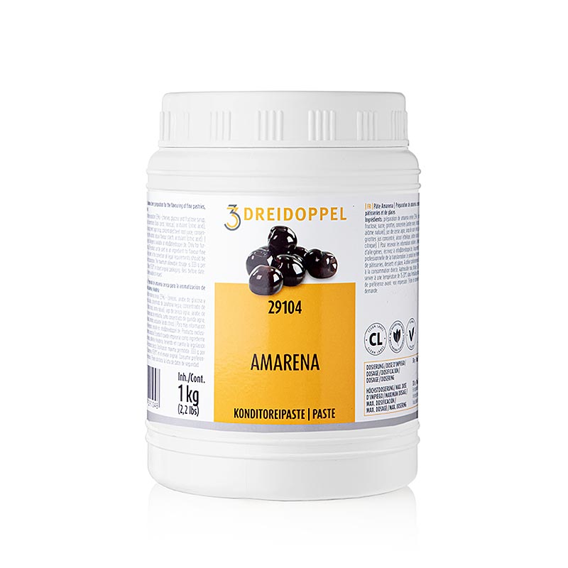 Amarena paste, three doubles, No.291 - 1 kg - Pe-dose