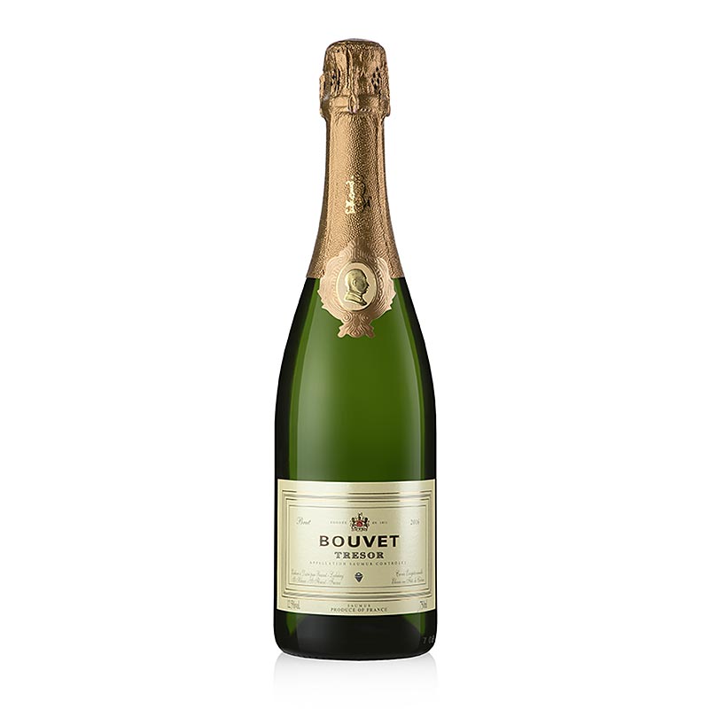 2020er Tresor Blanc Saumur Cremant de Loire, brut, 12,5 % vol., Bouvet - 750 ml - Flasche