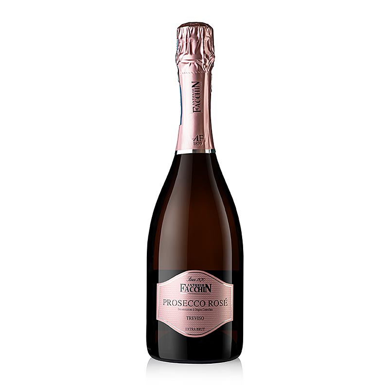 Prosecco Spumante ROSE, extra brut Treviso Venetien, 11,5% vol., Facchin - 750 ml - Flasche