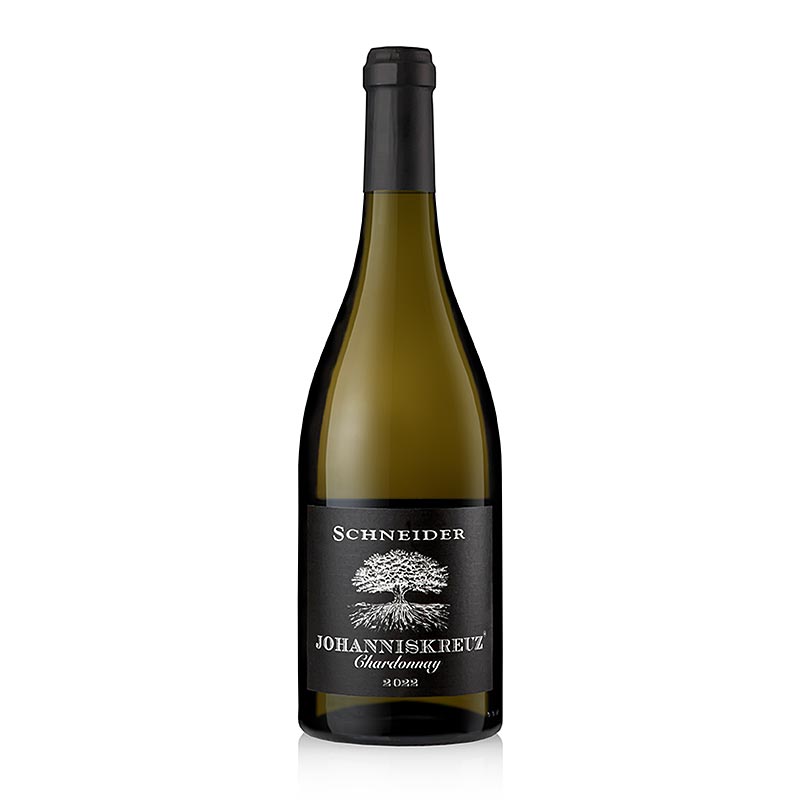 2022er Chardonnay Johanniskreuz, trocken, 12,5% vol., Schneider - 750 ml - Flasche