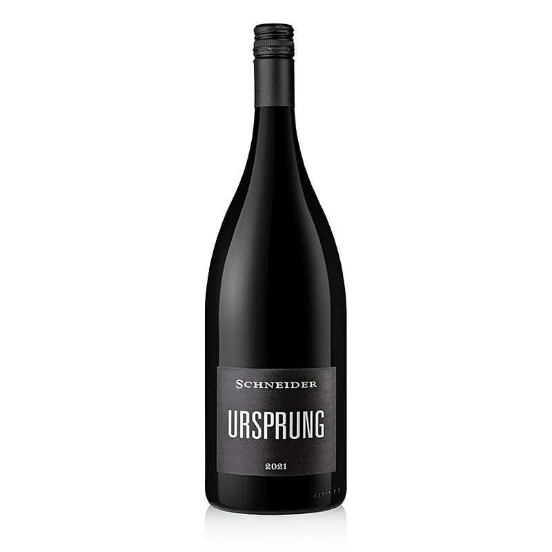 2021er Ursprung Rotweincuvee, trocken, 13% vol., Magnum, Schneider - 1,5 l - Flasche