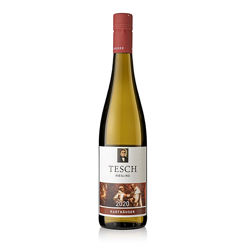 2020er Karthäuser, Riesling, trocken, % vol., Tesch (rostrote Kapsel) - 750 ml - Flasche