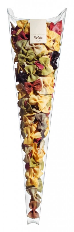 Pasta di grano duro, Farfalle, Sac de pates colore, Pates papillon, Cascina San Giovanni - 400g - paquet