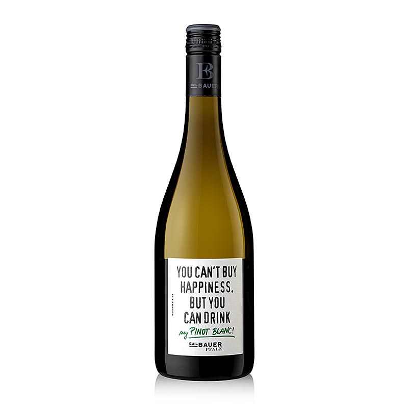 2023 Happiness Pinot Blanc, toer, 13% vol., Emil Bauer og soenner - 750 ml - Flaske