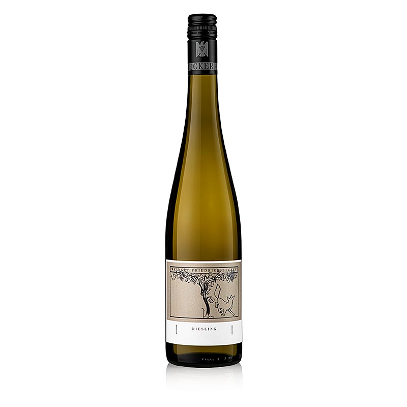 F. Becker 2022 Riesling dry white wine QW Pfalz 0.75 l - 750ml - Bottle