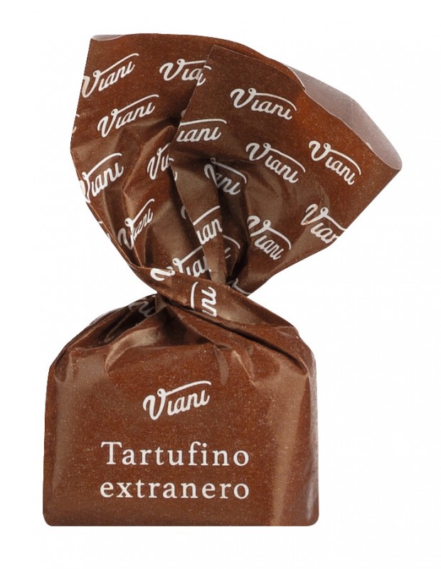 Tartufini dolci extraneri, sfusi, tartufi di cioccolato fondente extra amaro, sfusi, Viani - 1.000 g - kg