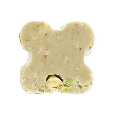 Tartufini dolci al pistachio, sfusi, tartufi od bijele cokolade s pistacima, rastresito, Viani - 1000 g - kg