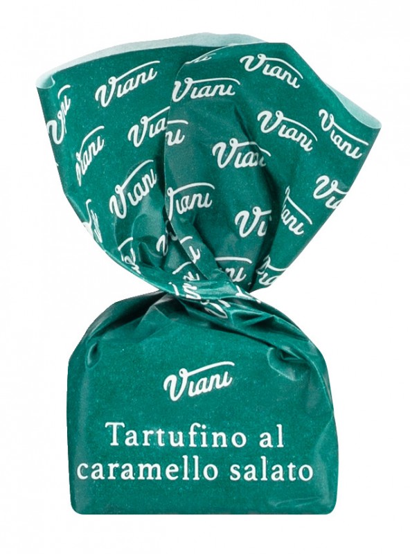 Tartufini dolci caramello e nocciole salade, sfusi, trufe de ciocolata alba cu caramel + alune intregi, vrac, Viani - 1.000 g - kg