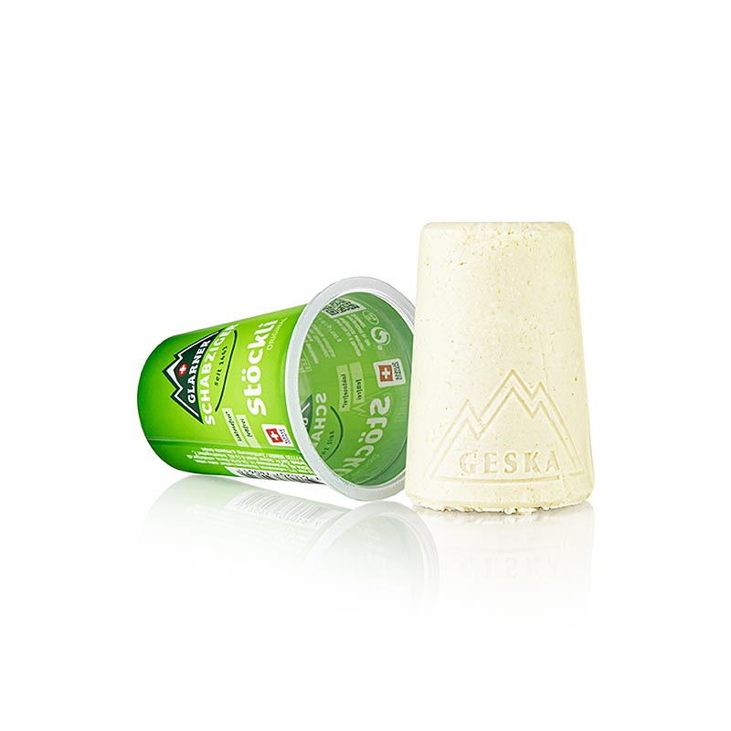 Schabziger Stockli, queso de suero, con trebol Schabziger - 100g - pelicula