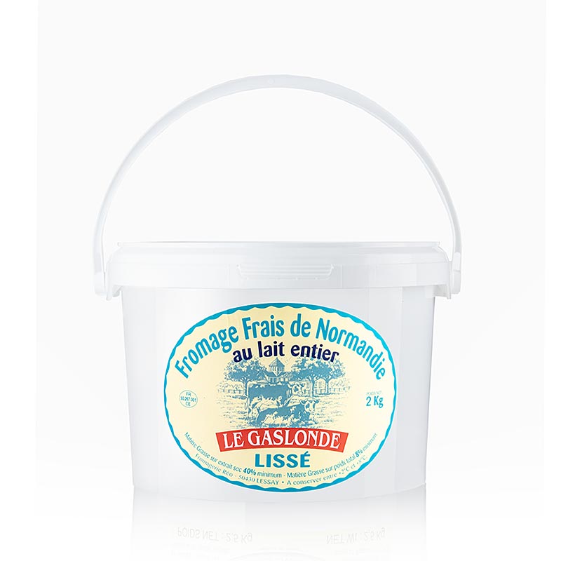 Fresh cheese from Normandy - 2kg - PE bucket