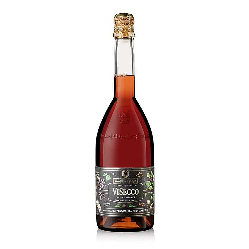 Jörg Geiger Visecco Pinot Meunier (Obst, Kräuter, Blüten) alkoholfrei 0,75l - 750 ml - Flasche