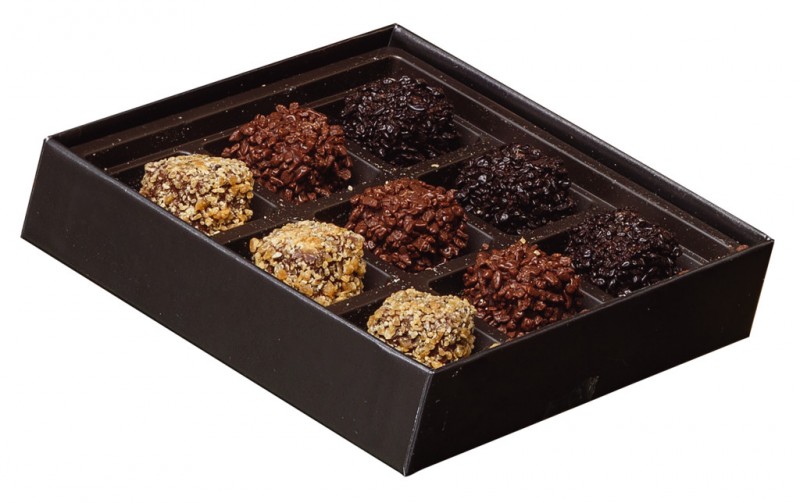 Confezione Regalo Chocoviar, mini cioccolatini Chocoviar assortiti, confezione regalo, Venchi - 125 g - pacchetto