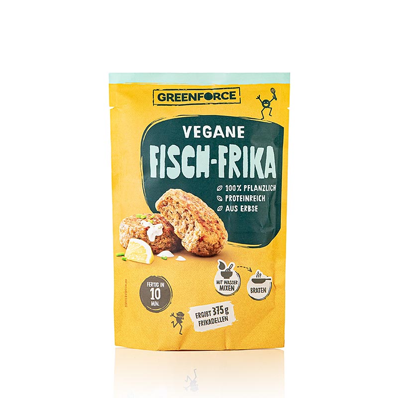 Greenforce Mix til vegansk fiskeyngel, lavet af aerteprotein - 125 g - taske