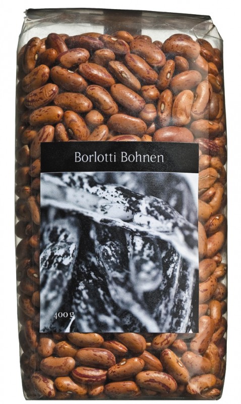 Borlotti bønner, flekkede, vagtel bønner, viani - 400 g - taske