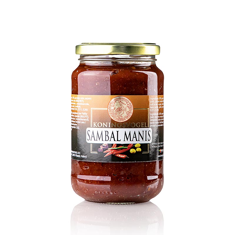 Sambal Manis, Koningsvogel - 375 g - Glas