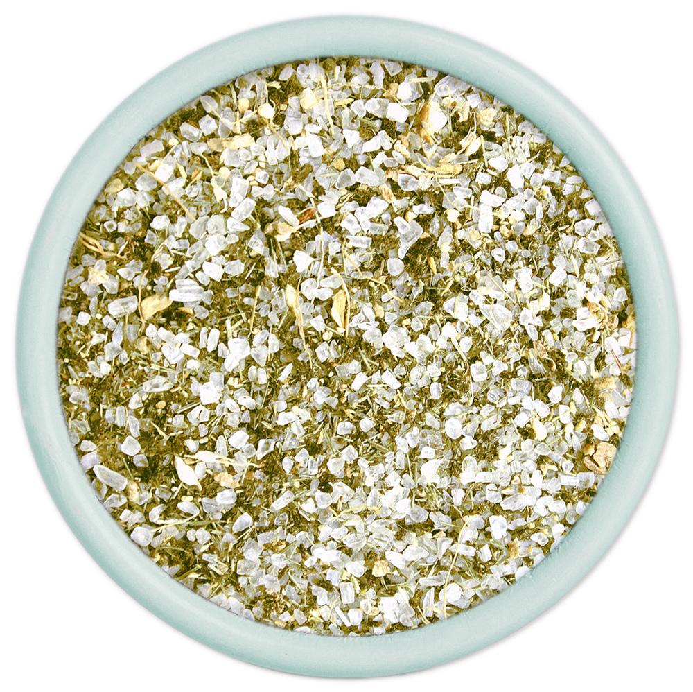 Granito Citronela + Jengibre, jewelry shaker, sea salt with lemongrass + ginger, Sal de Ibiza - 100 g - Piece Granito Citronela + Jengibre, jewelry shaker, sea salt with lemongrass + ginger, Sal de Ibiza - 100 g - Piece
