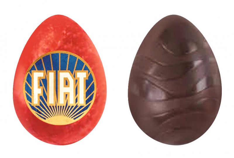 Ovette Fiat Noir sfuso, dark chocolate eggs with Fiat Noir filling, Majani - 2 x 500 g - kg