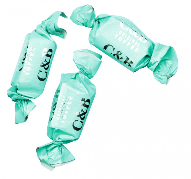 Originale toffees, Creamy Chewy Candy, Cartwright og Butler - 130 g - pakke