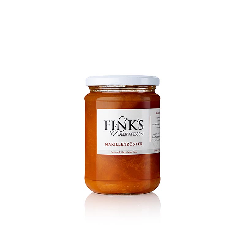 Aprikosrost Fink`s Delikatessen - 400 g - Glas